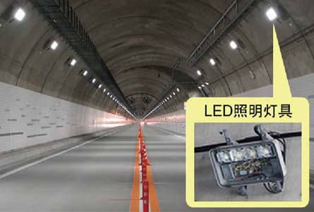 道路照明のLED化イメージ