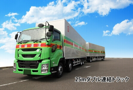 ダブル連結トラックの利用環境の整備イメージ